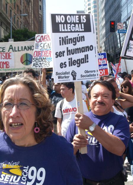 On the march for immigrant rights