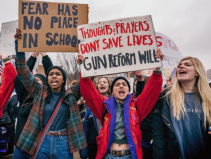 Students rally for gun reform in Washington, D.C.