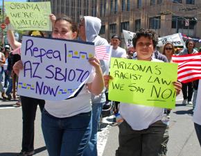 May Day demonstration for immigrant rights San Francisco