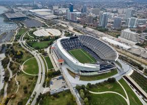 Soldier Field on Chicago's lakefront